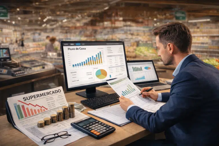 Fluxo de caixa no supermercado: erros que comprometem a saúde financeira